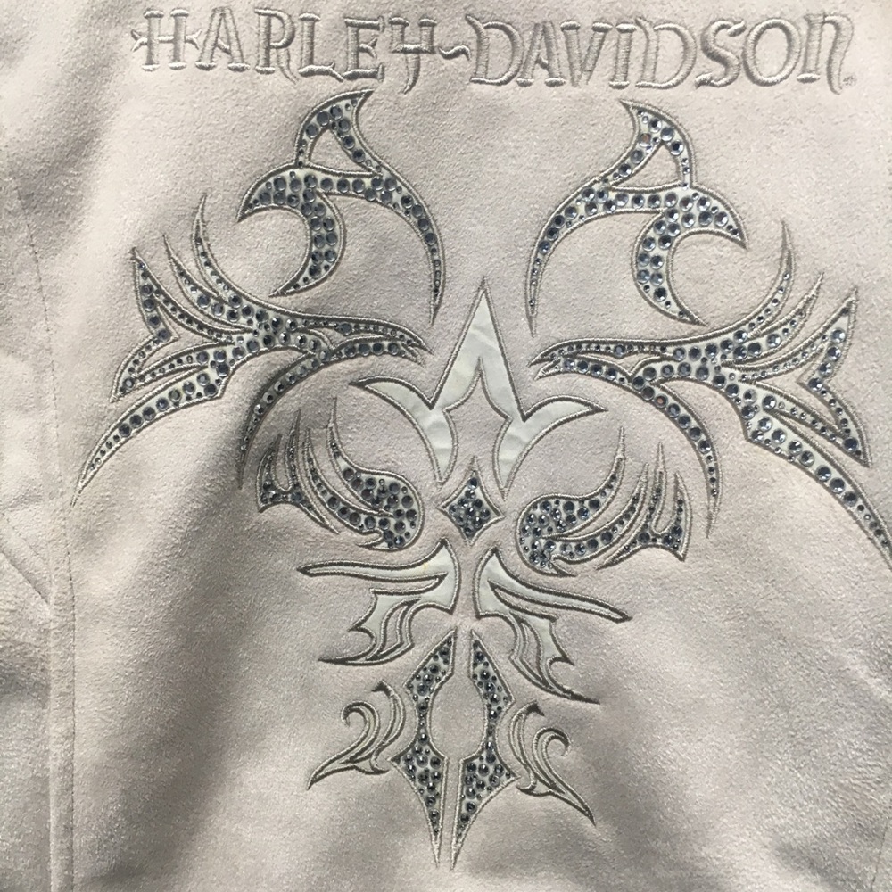 Harley Davidson Leather Suede Jacket - Picture 2 of 8